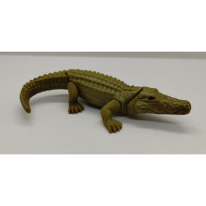2001 Realistic 5" Green Wind-Up Alligator Crocodile